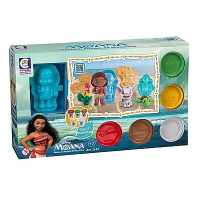Kit Massinha Moana e Amigos – Diversão Criativa para Crianças