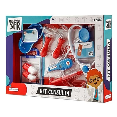 Kit Médico Infantil BR959 – Brincar de Médico Nunca Foi Tão Real!