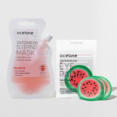 Kit Melancia: Máscara Facial + Olhos Radiantes