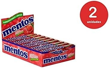 Kit C/2 Mentos 16x37,5g Frutas Vermelhas