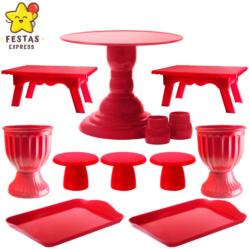 Kit Mesa de Festa Giga Completo – Montagem Fácil e Elegante