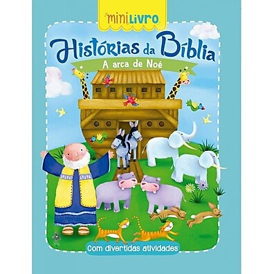 Kit Minilivros Arca de Noé – 20 Histórias Bíblicas para Crianças