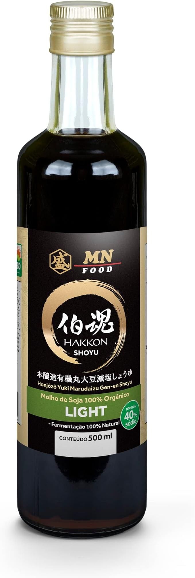 Kit 6X: Shoyu Orgânico Light MN Food 500ml
