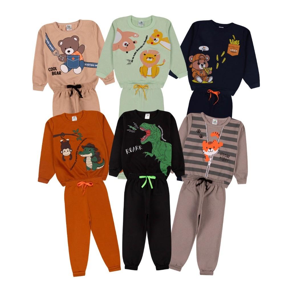 Kit Moletom Bebê Menino: Conforto e Estilo!