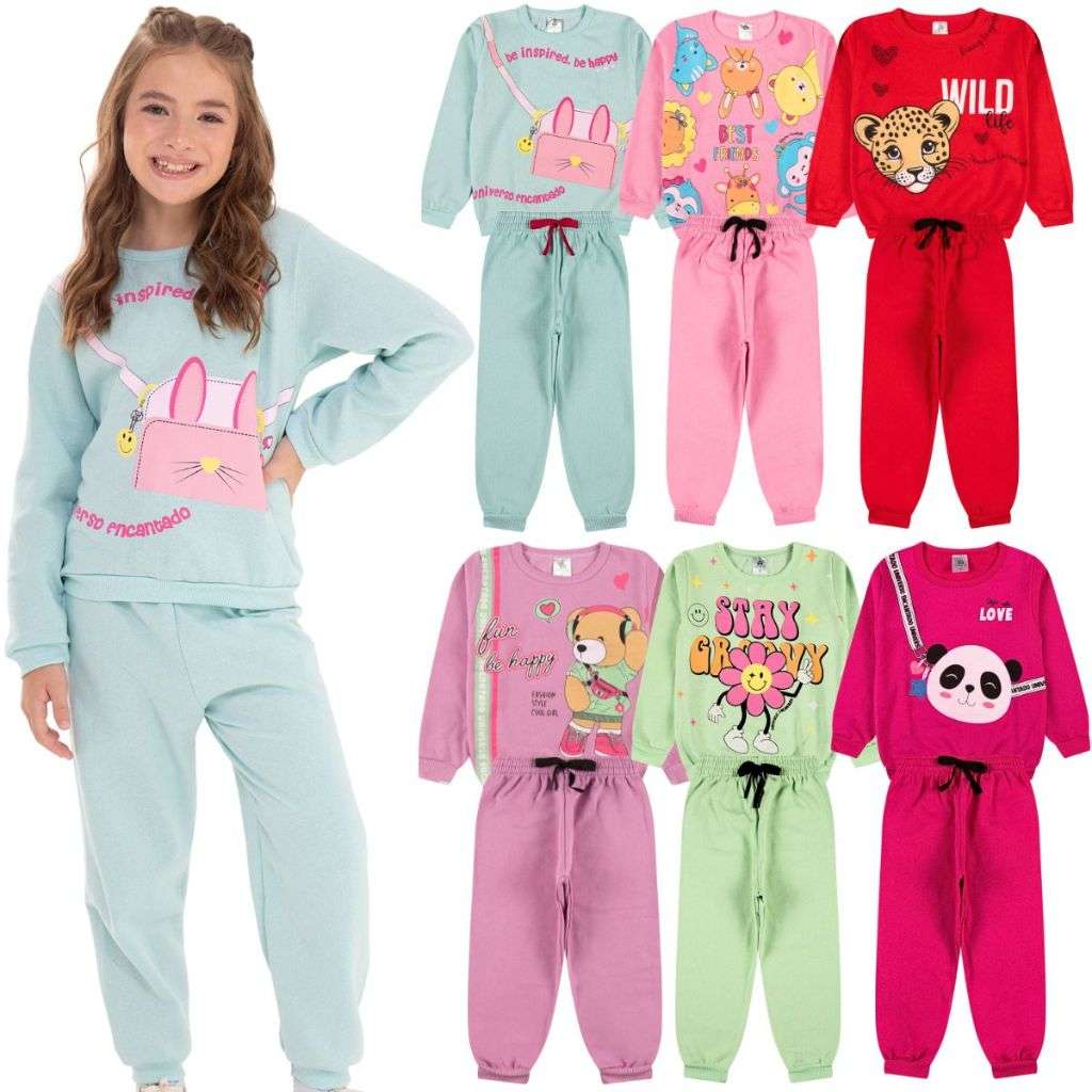 Kit Moletom Infantil Inverno: 5 Conjuntos Super Confortáveis!