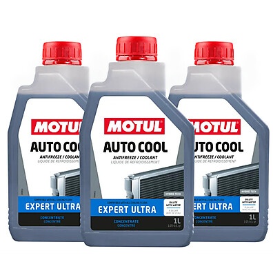 Kit Motul Auto Cool Expert Ultra 3 Litros: Anticongelante de Alta Performance