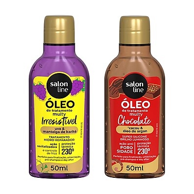 Kit Multy Uva e Chocolate – Hidratação e Nutrição em 2 Óleos