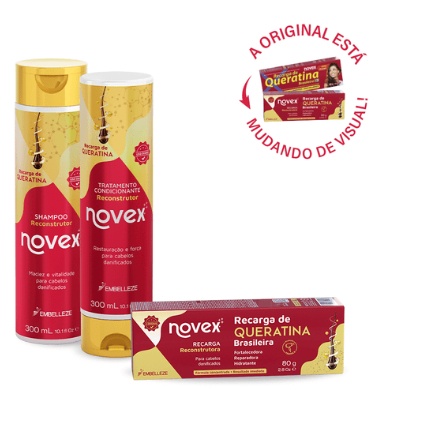 Kit Novex Queratina: Fortaleça e Revitalize!