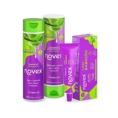 Kit Novex Super Babosão: Cabelos Incríveis!