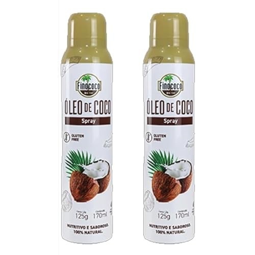 Kit 2X: Óleo de Coco Extra Virgem Spray Finococo 170ml