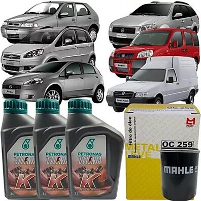 Kit Óleo Petronas 15W40 + Filtro: Palio, Siena e Mais!