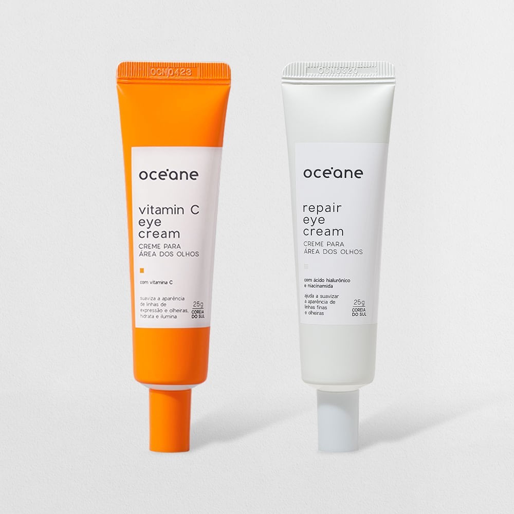 Kit Olhos Vitamina C + Niacinamida: Adeus, Olheiras!
