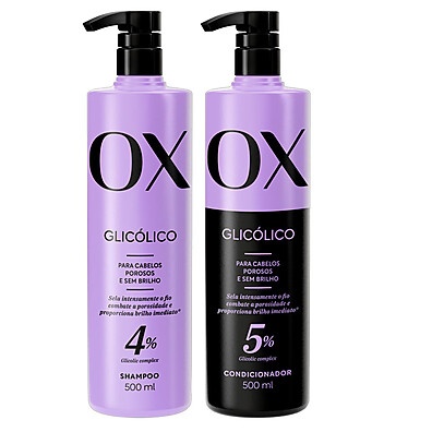 Kit Ox Glicólico: Brilho e Hidratação Intensa