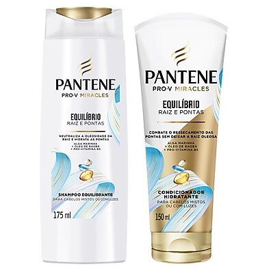 Kit Pantene Equilíbrio Raiz e Pontas – Hidratação Leve e Duradoura