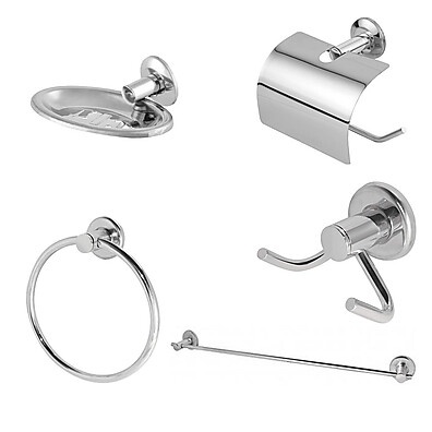 KIT PARA BANHEIRO STANDARD OLIVEIRA METAIS: Elegância e Praticidade