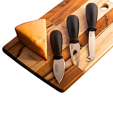 Kit Para Queijo Tramontina – 4 Peças Essenciais