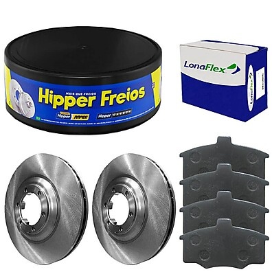 Kit Pastilha e Disco de Freio Pampa 85 a 97 – Dianteiro Ventilado