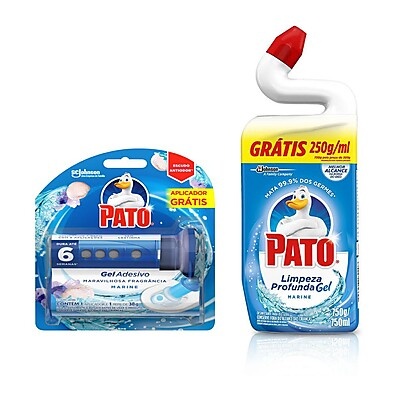 Kit Pato Marine: Gel Adesivo e Limpador Sanitário 2 em 1