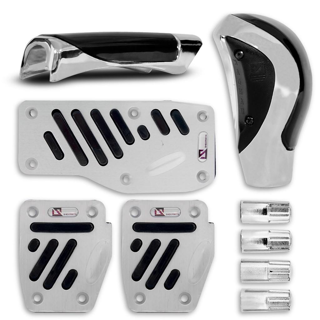 Kit Pedaleira Cromada: Tuning e Estilo!