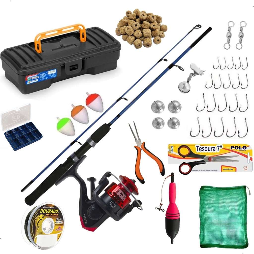 Kit Pesca Completo 10kg: Tudo Que Você Precisa!