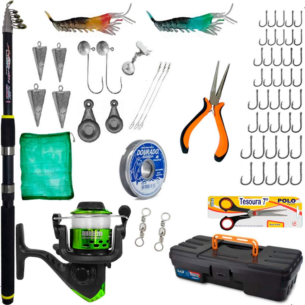 Kit Pesca Praia: Tudo para Pescar e Curtir!