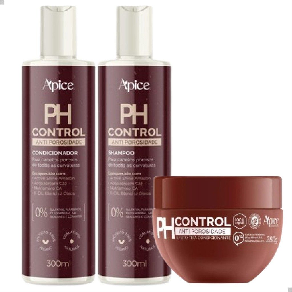 Kit PH Control: Solução Completa para Cabelos Saudáveis e Hidratados