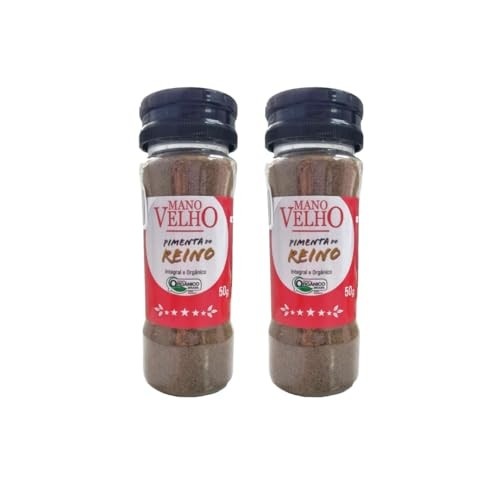 Kit 2X: Pimenta do Reino Orgânica Mano Velho 50g