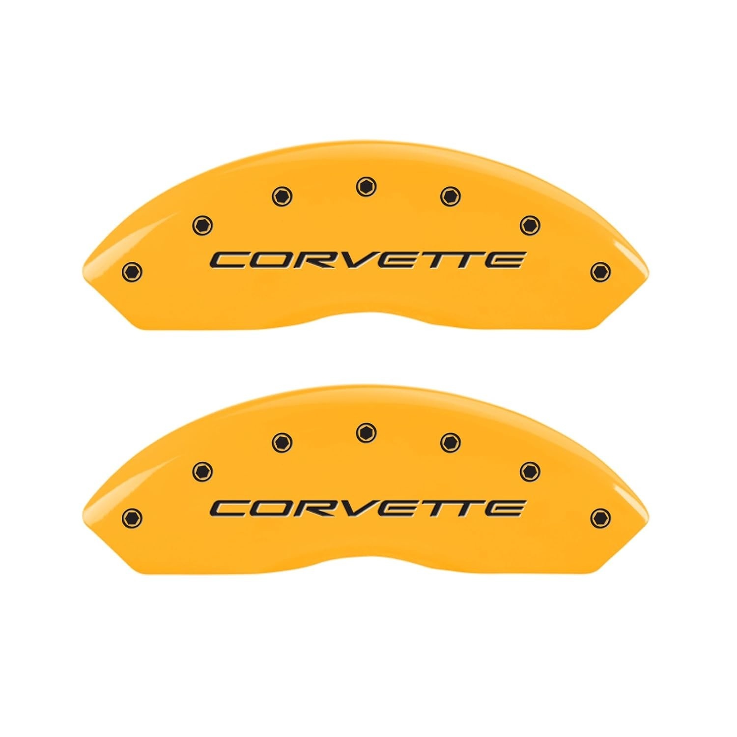 Capa de Pinça MGP Caliper Covers C5/Corvette Amarela - Kit 4 Peças