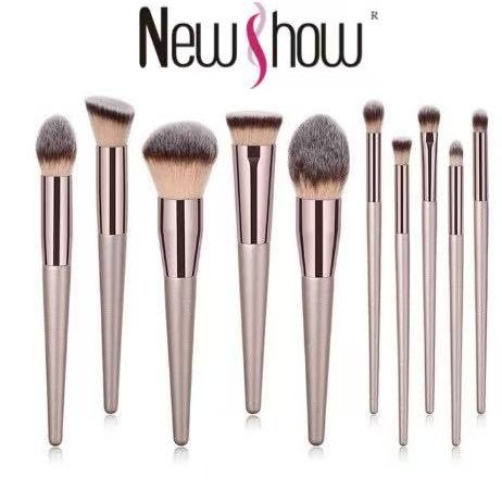 Kit Pincéis Maquiagem: 10/15 Pçs Profissional