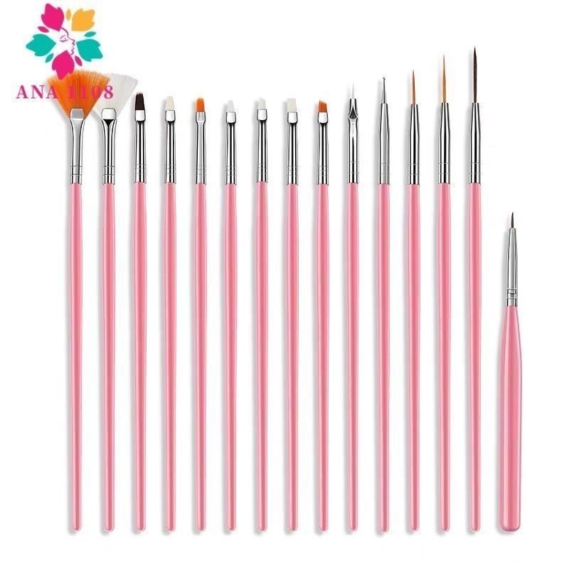 Kit Pincéis Nail Art: 15 Pincéis para Unhas Perfeitas!