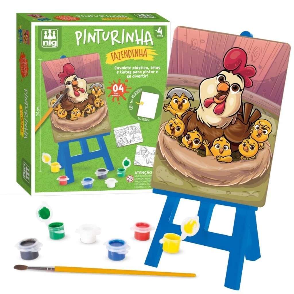 Kit Pintura Fazendinha Nig: Diversão e Cores!