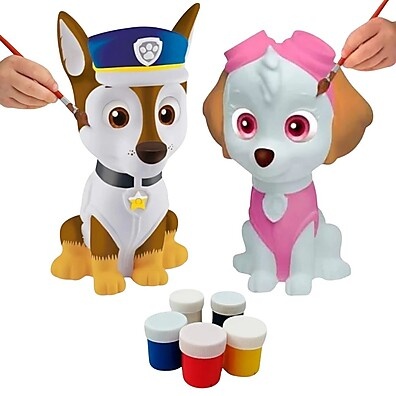Kit Pintura Patrulha Canina: Chase e Skye para Criar!