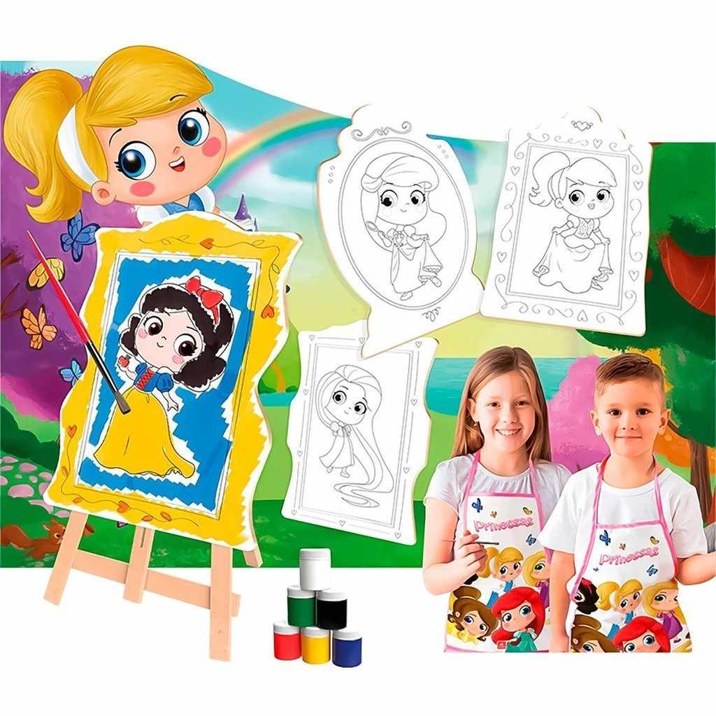 Kit Pintura Princesas: Diversão Criativa!