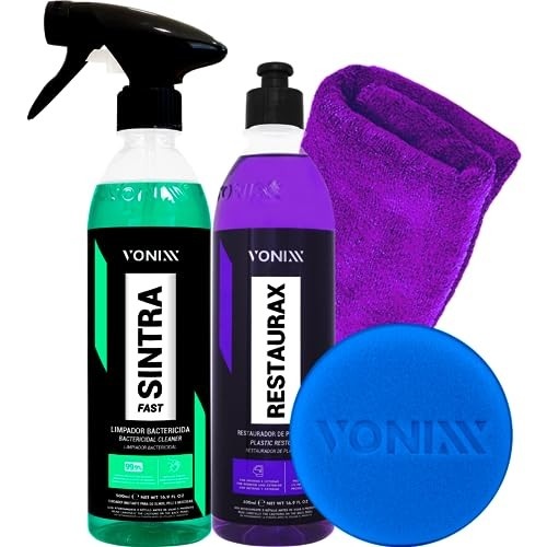 Kit Vonixx Restaurax 500ml + Sintra Fast - Renove Plásticos com Profissionalismo