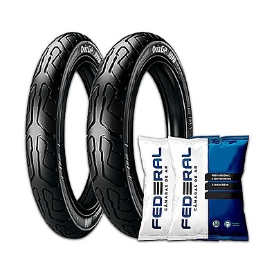 Kit Pneu Moto Ira QuizGP: Aderência e Segurança