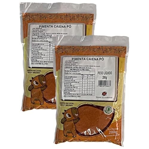 Kit 2X: Pimenta Caiena em Pó Tainá Alimentos 200g