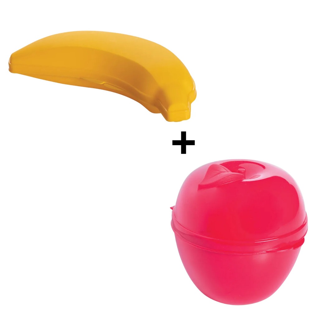 Kit Porta Mix Maça e Banana: A Lembrancinha Funcional e Estilosa para Festas!