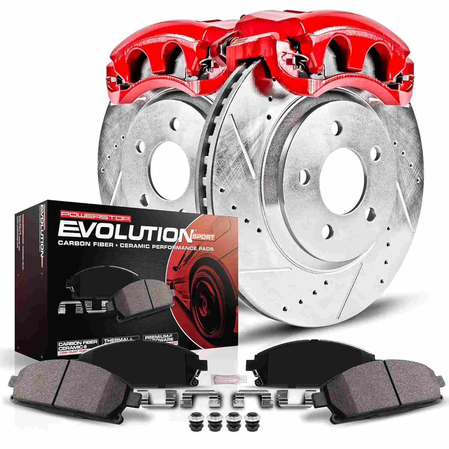 Kit Freio Esportivo Power Stop Z23 Evolution KC4569 Traseiro com Pinças - Potência e Estilo