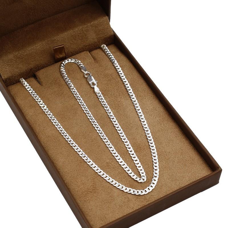 Kit Prata 925: Corrente e Pulseira Groumet 60cm