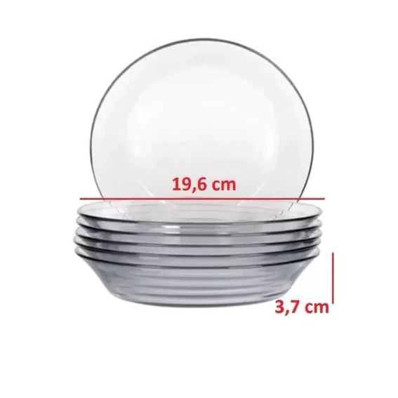 Kit Pratos Sopa Duralex 6/12 Peças: Resistência e Elegância