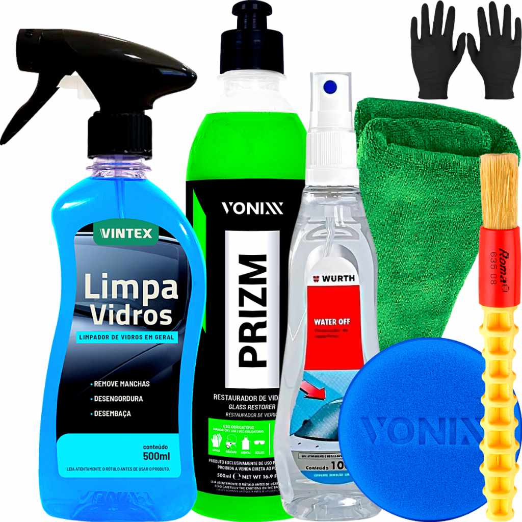 Kit Prizm Removedor de Chuva Ácida: Limpeza Profunda e Impermeabilização Total para Seu Carro