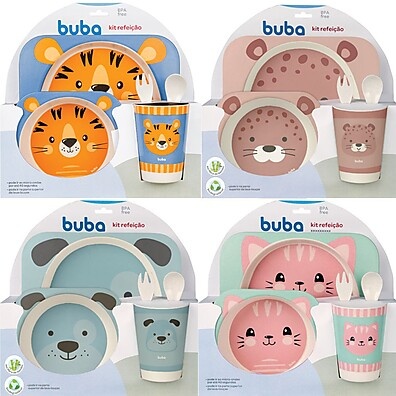 Kit Refeição Bambu Buba: Prático e Sustentável!