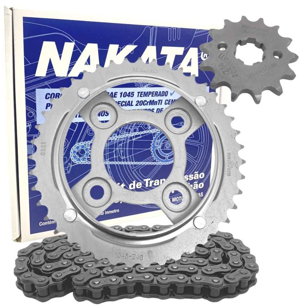 Kit Relação CG Fan 125: Durabilidade Nakata!