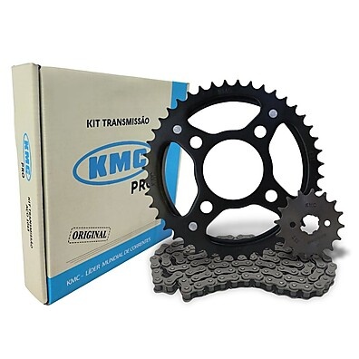 Kit Relação Titan 160 Fan Cg Start – 44t 15t Preto