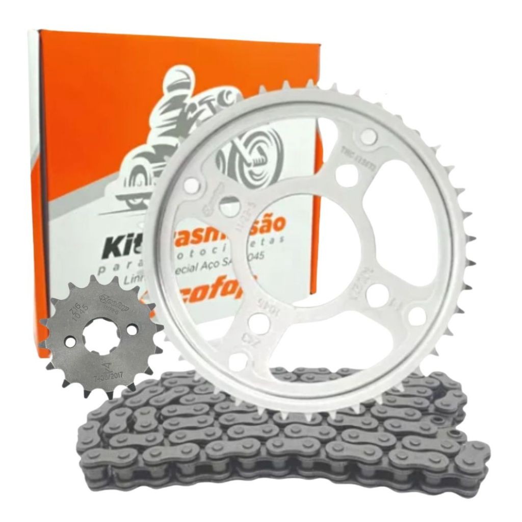 Kit Relação Transmissão CG160: Durabilidade Cofap