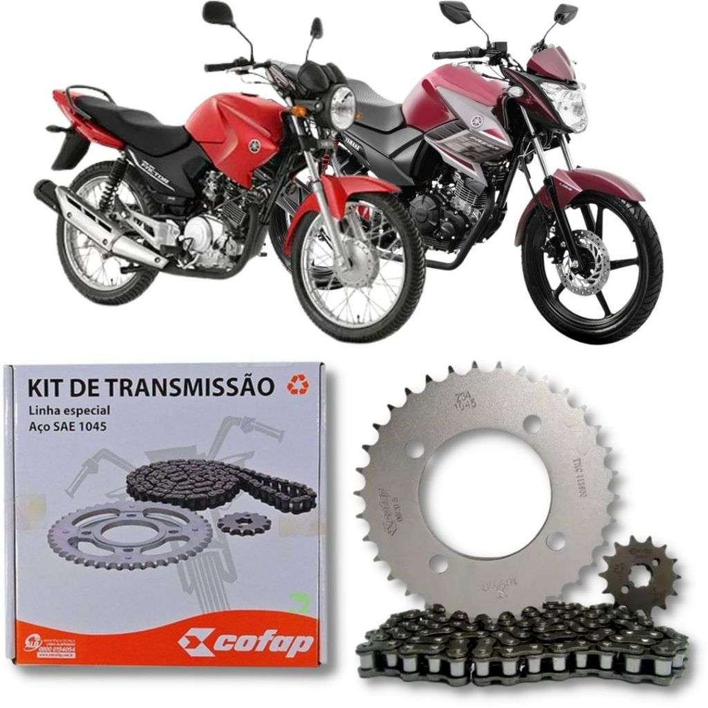 Kit Relação Transmissão YBR 125: Potência e Durabilidade