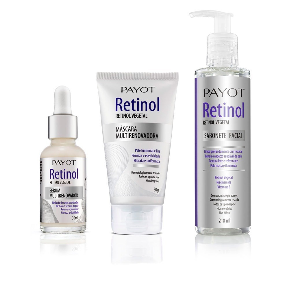 Kit Retinol Payot: Rejuvenesça a Pele da Família!
