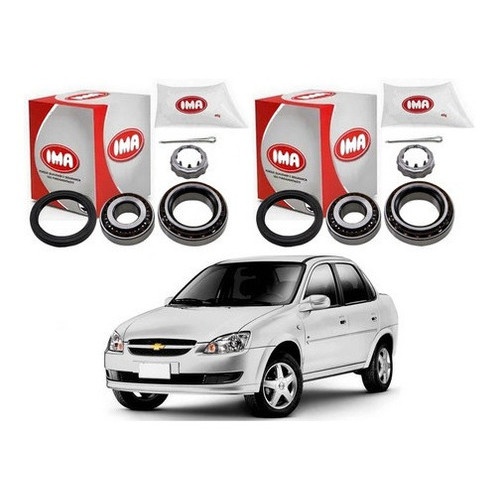 Kit Rolamento Roda Traseira Corsa Classic 1.0 2012 – Par Completo