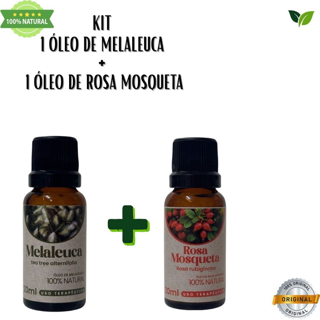 Kit Rosa Mosqueta + Melaleuca: Pele Renovada!