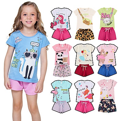 Kit Roupa Infantil Menina Verão: 5 Conjuntos!